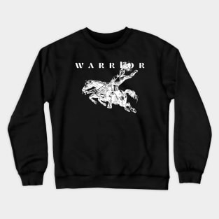 Warrior Knight on a Horse Crewneck Sweatshirt